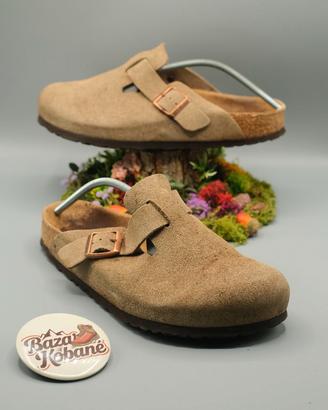Sandali Sabot Birkenstock Boston Pelle Uomo 42