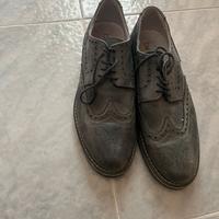 Scarpe uomo Batix Stringate modello Brogue grigie