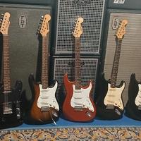 Chitarra elettrica tipo fender stratocaster e tele