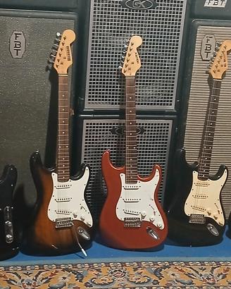 Chitarra elettrica tipo fender stratocaster e tele