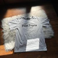 Palm Angels t-shirt bianca logo taglia M