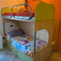 Letto a castello in legno
