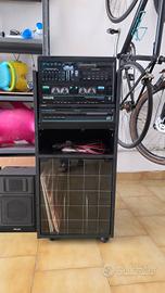 Stereo Philips vintage completo con mobile e casse