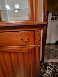  credenza con Cristalliera 