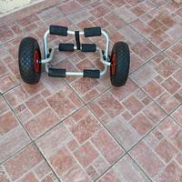 carrello porta canoa