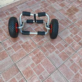 carrello porta canoa