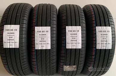 4 GOMME 195 65 15 KLEBER A1111