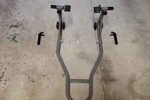 Carrello alza moto posteriore 