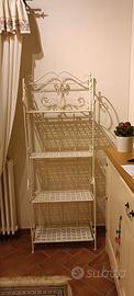 Scaffale Etagere  stile ferro battuto 