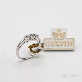 Anello G U L V I N trilogy oro bianco 18kt A.122