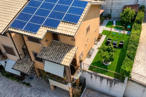 S. vito marina villa a schiera di testa e giardino