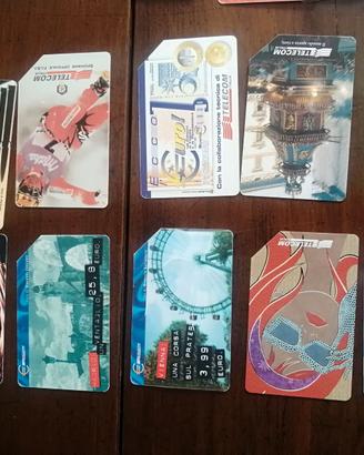 34 schede telefoniche in vecchia moneta LIRE varie