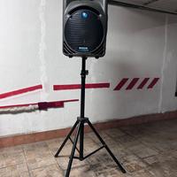 Mackie casse attive SRM450 + mixer Mackie cfx12