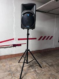 Mackie casse attive SRM450 + mixer Mackie cfx12