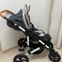 Passeggino trio ruote gonfiabili bebebi my vario