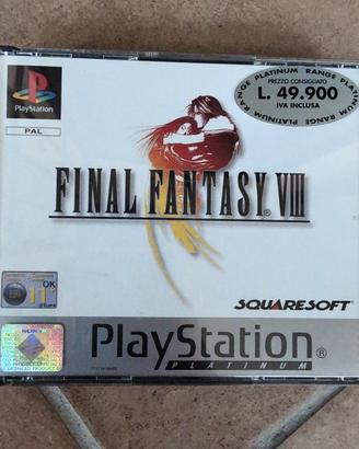 Final Fantasy VIII PlayStation Platinum 
