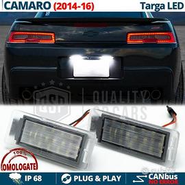 Luci TARGA LED Chevrolet CAMARO 5 Placchette 6500K
