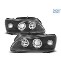FARI PER PEUGEOT 106 96-05 ANGEL EYES FONDO NERO
