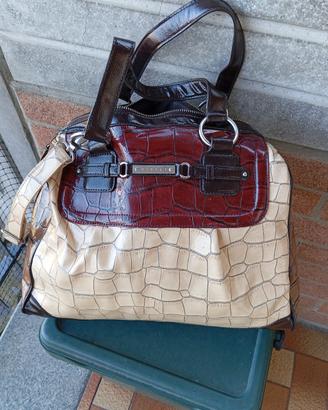 Borsa vintage in ecopelle Sisley 