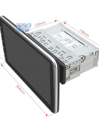 RADIO GPS ANDROID 14 GPS 1DIN LCD TÁCTIL RADIO GPS