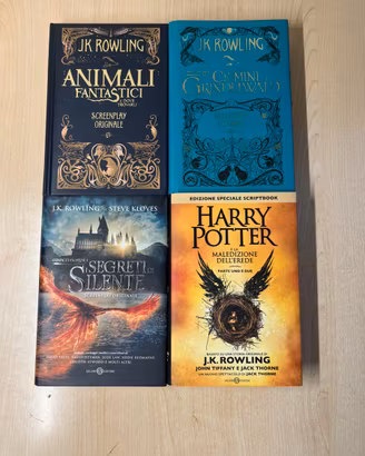 Lotto 4 Libri Harry Potter - Screenplay Salani