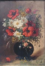 Mazzo di fiori con Papaveri