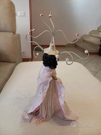 Manichino decorativo portagioie vintage cm.36