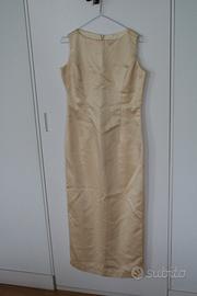 Vestito lungo Giallo Oro