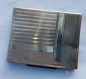 portasigarette argento anni '30