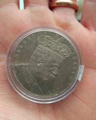 tallero raro eritrea colonia italiana 1891