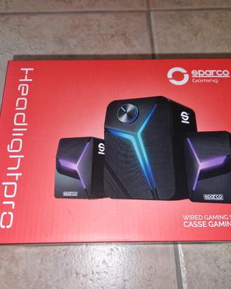 casse audio gaming sparco