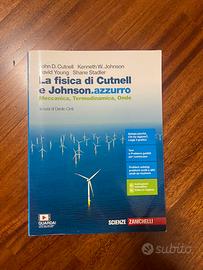 Libro la fisica di Cutnell e Johnson.azzurro