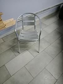 sedie in alluminio 