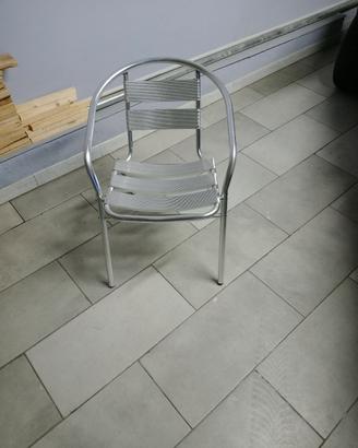 sedie in alluminio 