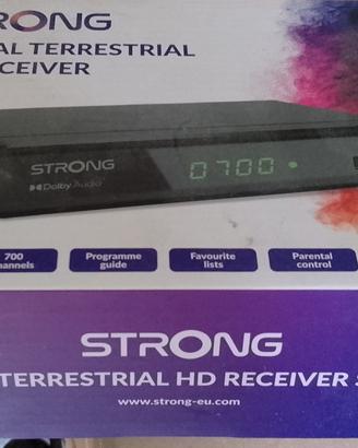 decoder strong srt-8119 dvb-t2 con telecomando