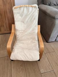 Poltrona Poang Ikea per bambini