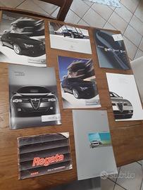 8 brochure pubblicità auto vintage