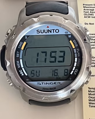 OROLOGIO/COMPUTER SUBACQUEO SUUNTO  Stinger
