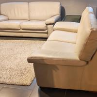 Divani in pelle pieno fiore