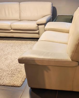 Divani in pelle pieno fiore