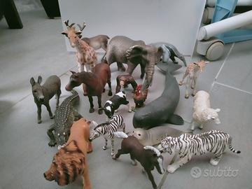 blocco 18 animali schleich