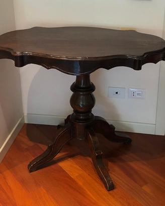 Tavolino credenzina letto in ottone panca in noce