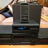 IMPIANTO STEREO TECHNICS ANNI 90 COMPLETO DI CASSE