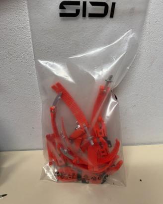 Ricambi fibbie ganci stivali Sidi col. arancio KTM