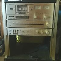 Rack Marantz raro stereo completo del suo mobile