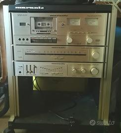 Rack Marantz raro stereo completo del suo mobile