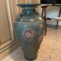 Grande Vaso anfora vintage ceramica stile classico
