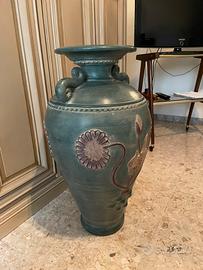 Grande Vaso anfora vintage ceramica stile classico