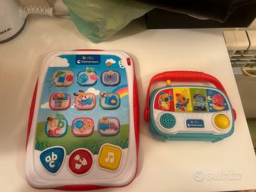 Giochi baby clementoni - primo tablet e baby radio