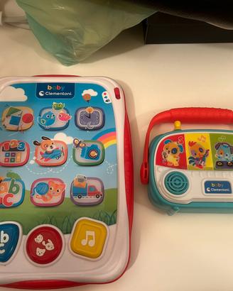 Giochi baby clementoni - primo tablet e baby radio